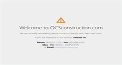 Desktop Screenshot of ocsconstruction.com